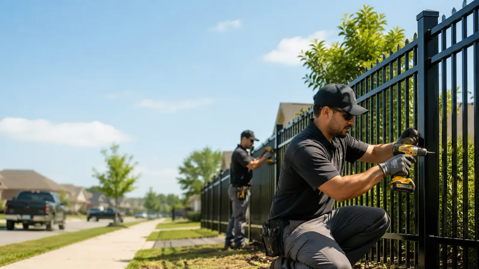 Metal Fence Installation in Hacksneck, VA